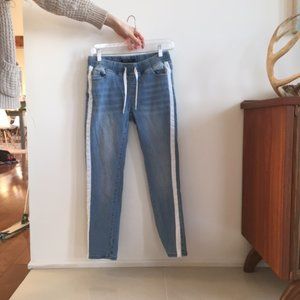 Light Blue Jeans w/ White Stripe